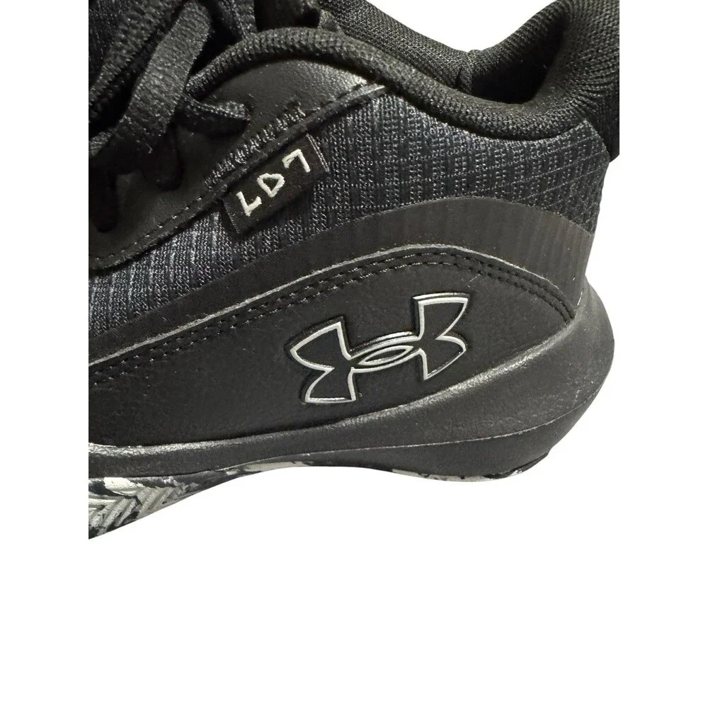 Under Armour UA GS Lockdown 7 Black/Black Kids 4Y New